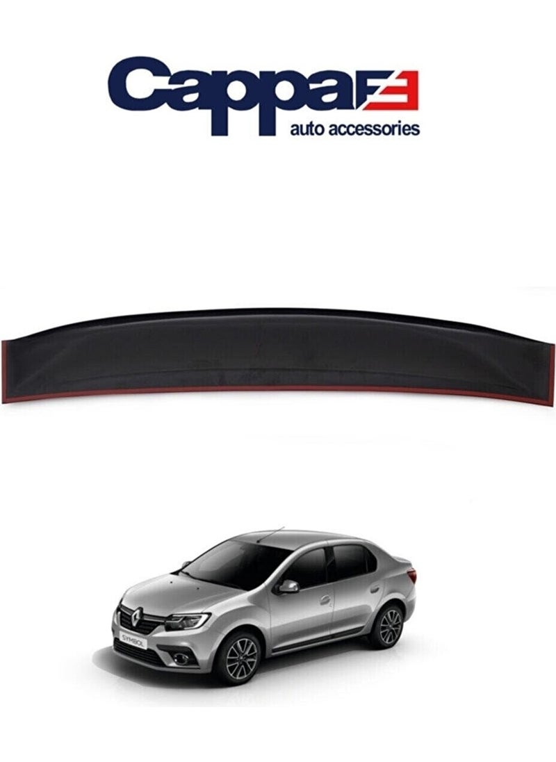 RENAULT Symbol Rear Window Spoiler Spoiler Glossy Black 2013+  - Image 1