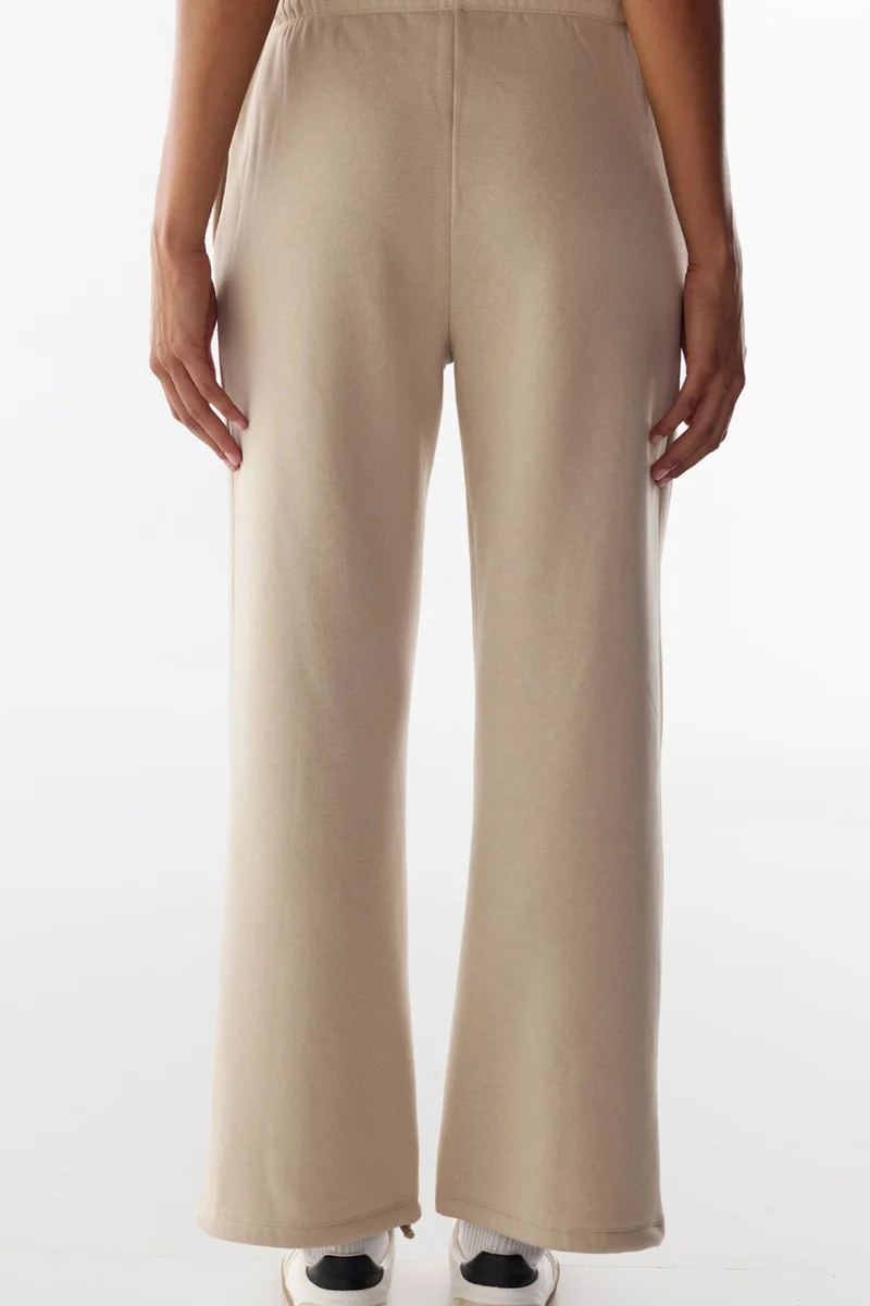 بنتي PENTI Adjustable Waist Brushed Wide-Leg Sweatpants