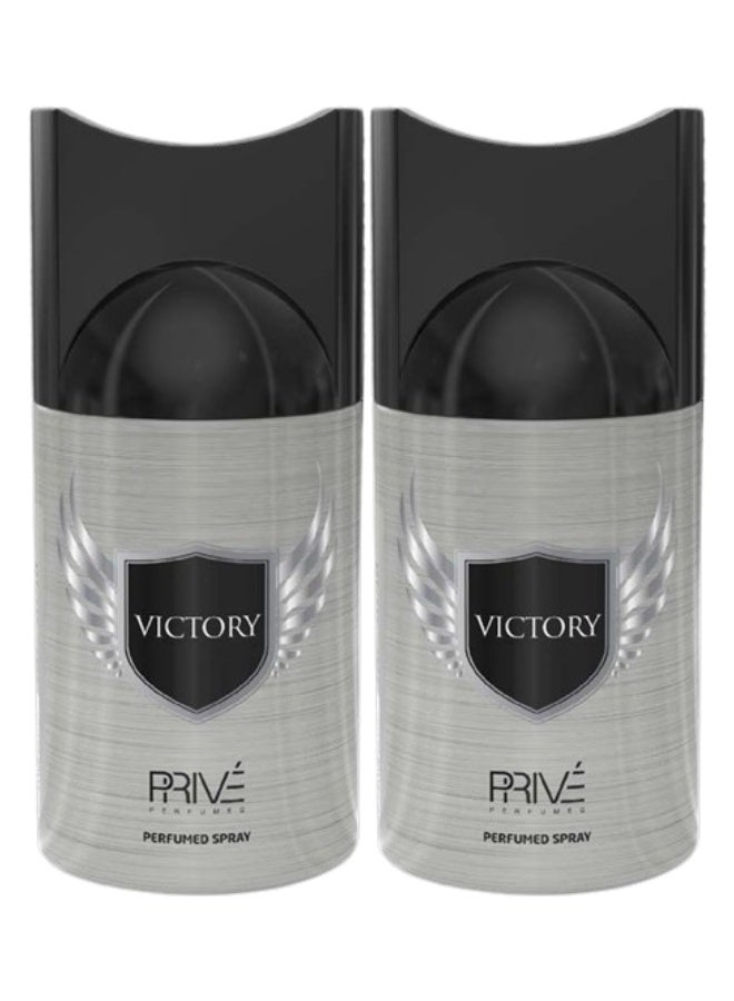 PRIVE 2 Pieces Victory Body Spray 250ML - Image 1
