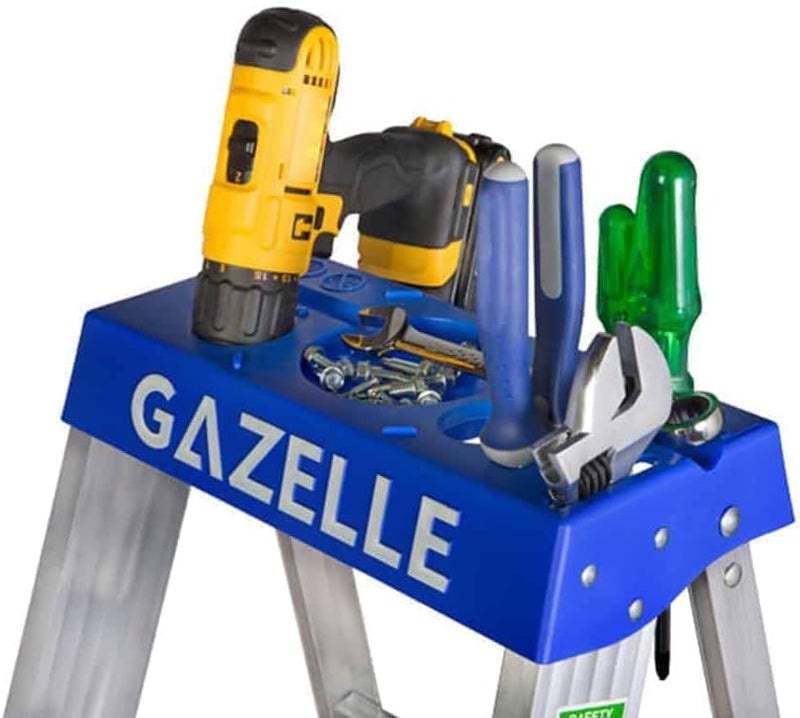 Gazelle Gazelle 8Ft Heavy Duty Aluminium Step Ladder - Image 2