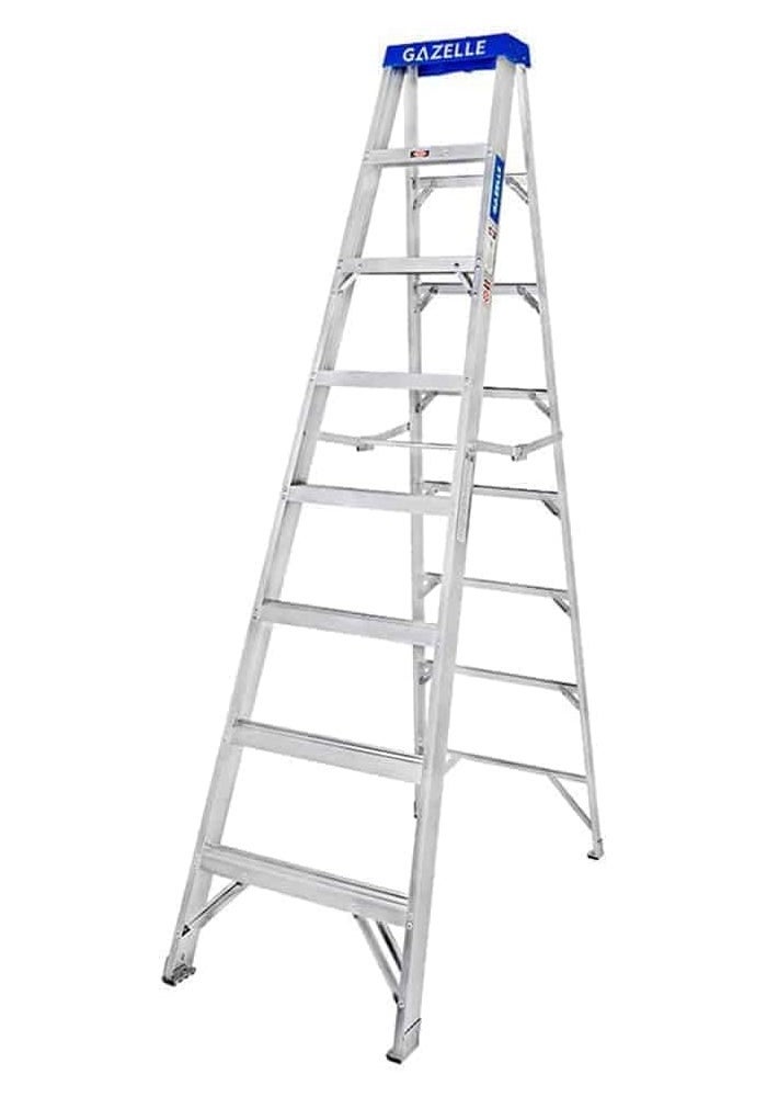 Gazelle Gazelle 8Ft Heavy Duty Aluminium Step Ladder - Image 1