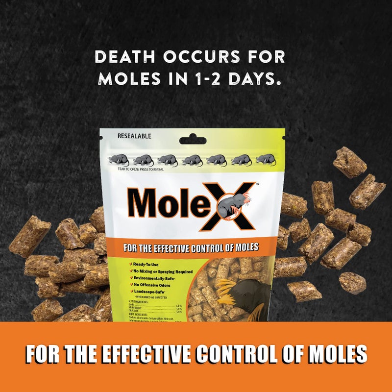 MouseX MoleX 8oz Bag, MoleX All-Natural Non-Toxic - Image 2