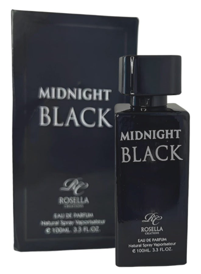روزيلا 6 قطع عطر ميدنايت بلاك للنساء 100 مل - Image 2