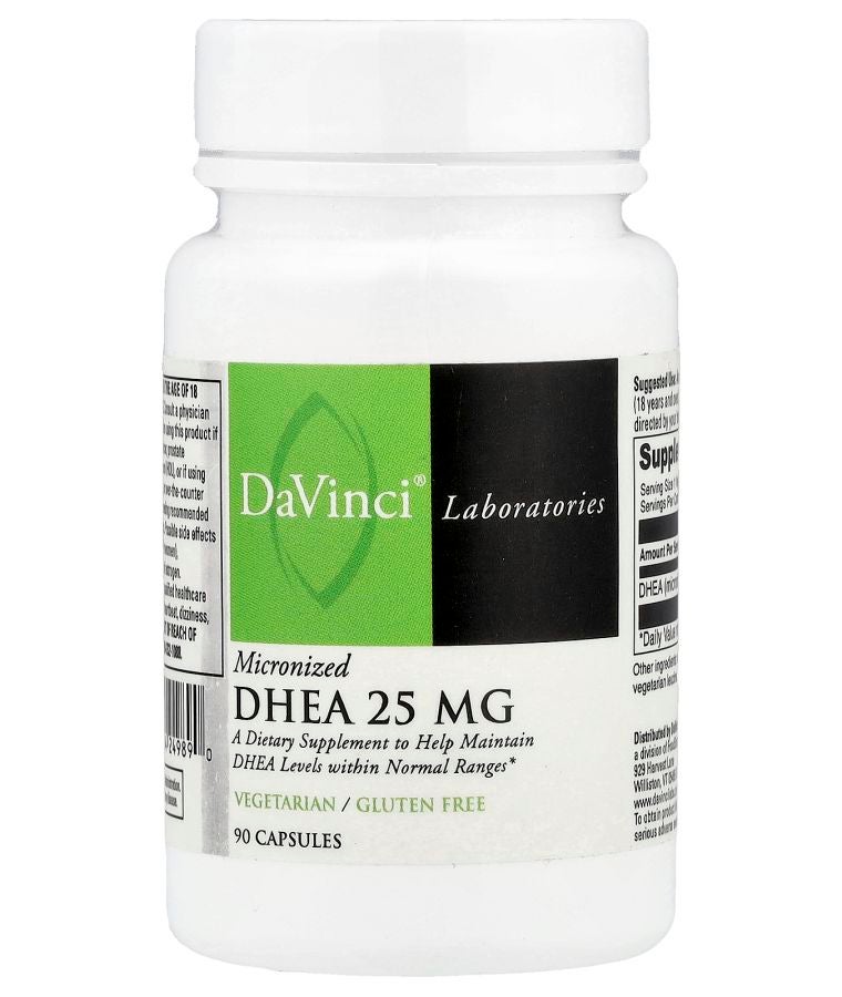 DaVinci Laboratories Micronized DHEA 25 mg  90 Capsules