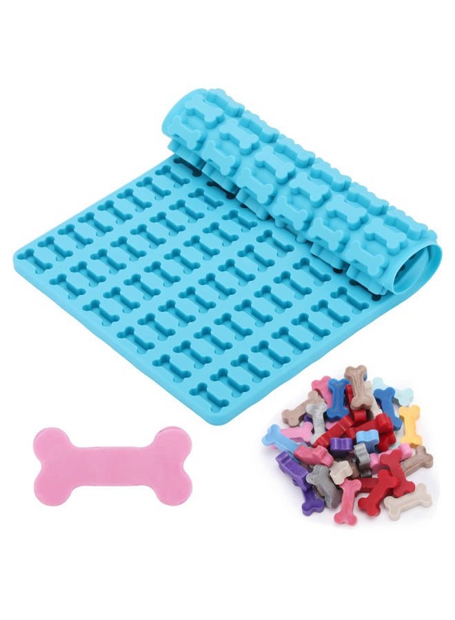 BTYMS Dog Treats Molds, 108 Cavity Mini Bone Shaped Silicone Molds Baking Molds for Dog Treats, Cookies, Biscuits, Chocolate, Candy, Jelly, Ice Cube, Gummy - Image 1