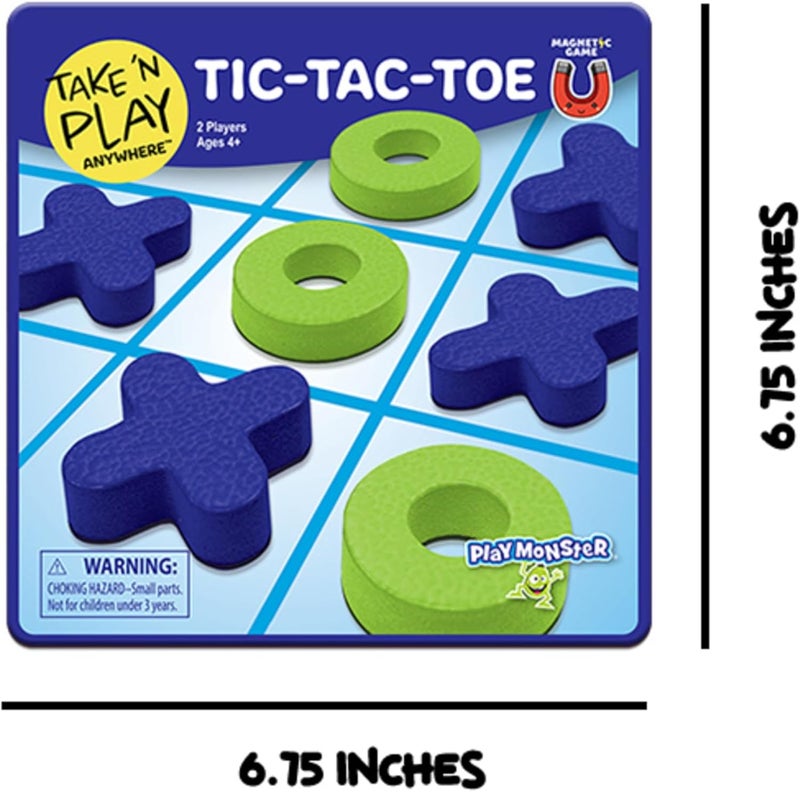 PlayMonster Take N Play, Anywhere Tic-Tac-Toe Board Games for Kids- Board Games for Family Night, Family Games, Game Night, Family Board Games, Kids Toys, Travel Games, Preschool Toys, Multi-Player Game, Ages 4+ - Image 2