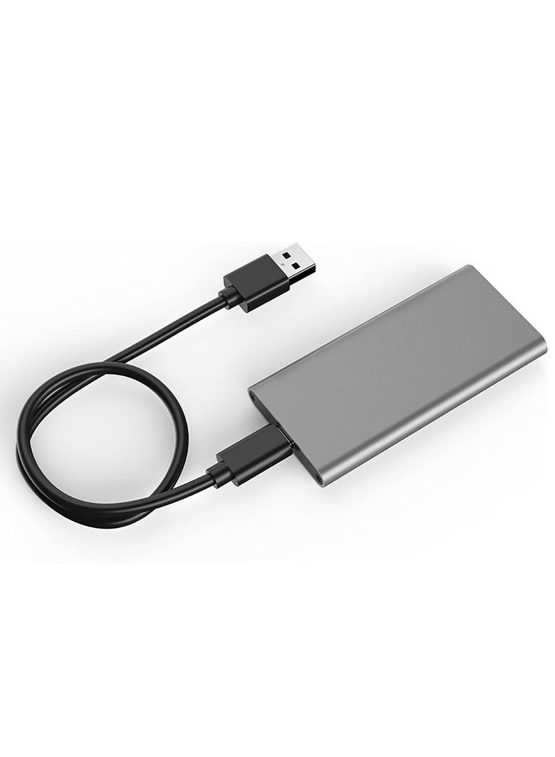 mSATA to USB 3.1 Gen2 10GBPS SSD Enclosure Adapter Case with USB Type C Interface for mSATA Internal Solid State Drive Hard Drive - Image 1