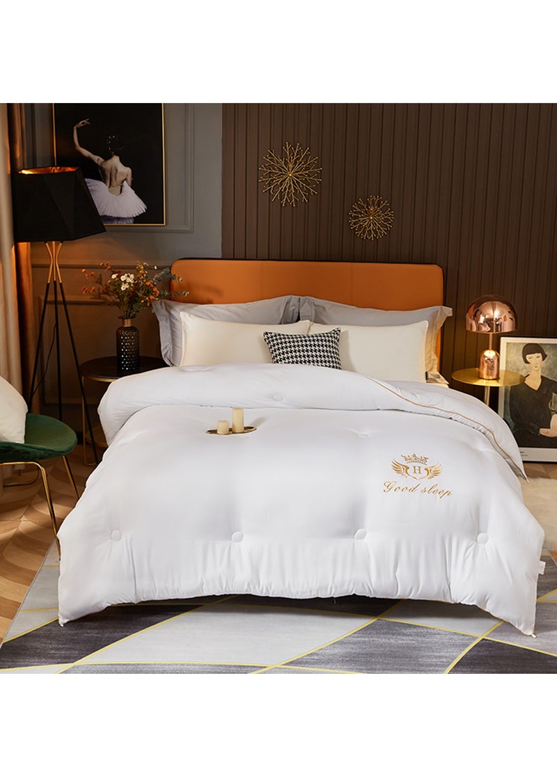GOOTOY Cotton Duvet Filling King Size Solid Color Embroider 200*230cm  - Image 2