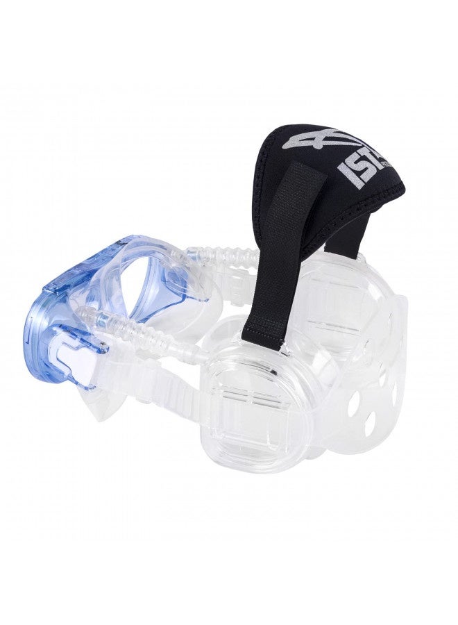 Ist Proear Kids Dive Mask With Ear Covers, Scuba Diving Pressure Equalization Gear, Tempered Glass Twin Lens (Blue) - Image 2