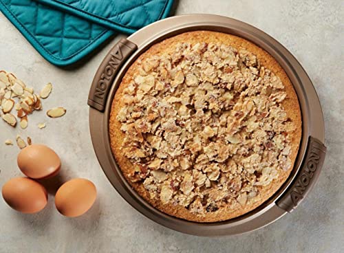 Anolon Bronze Nonstick Baking Pan / Nonstick Cake Pan, Round - 9 Inch, Brown - Image 2