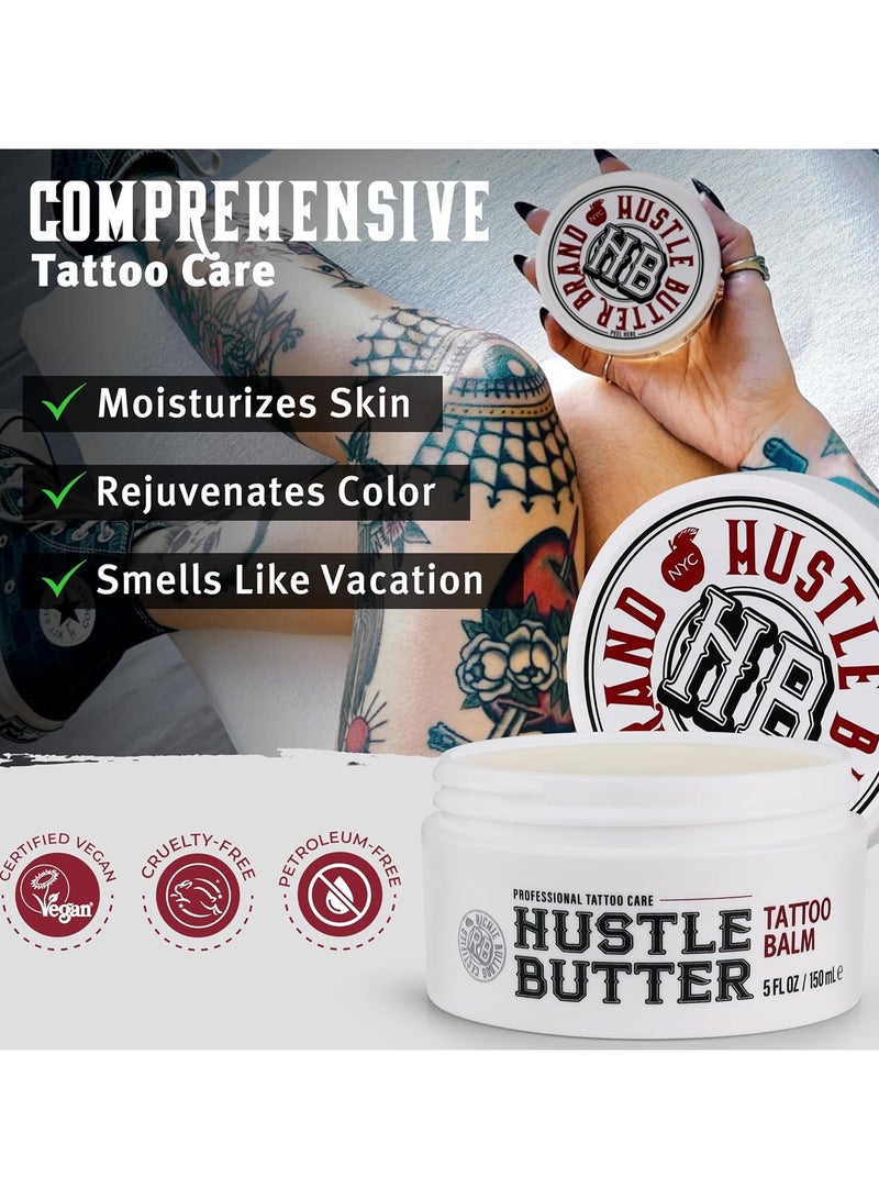 hustle butter deluxe Tattoo Aftercare 5oz Tattoo Balm, Heals + Protects New Tattoos and Rejuvenates Older Tattoos - 100% Vegan Cream No-Petroleum - Image 5