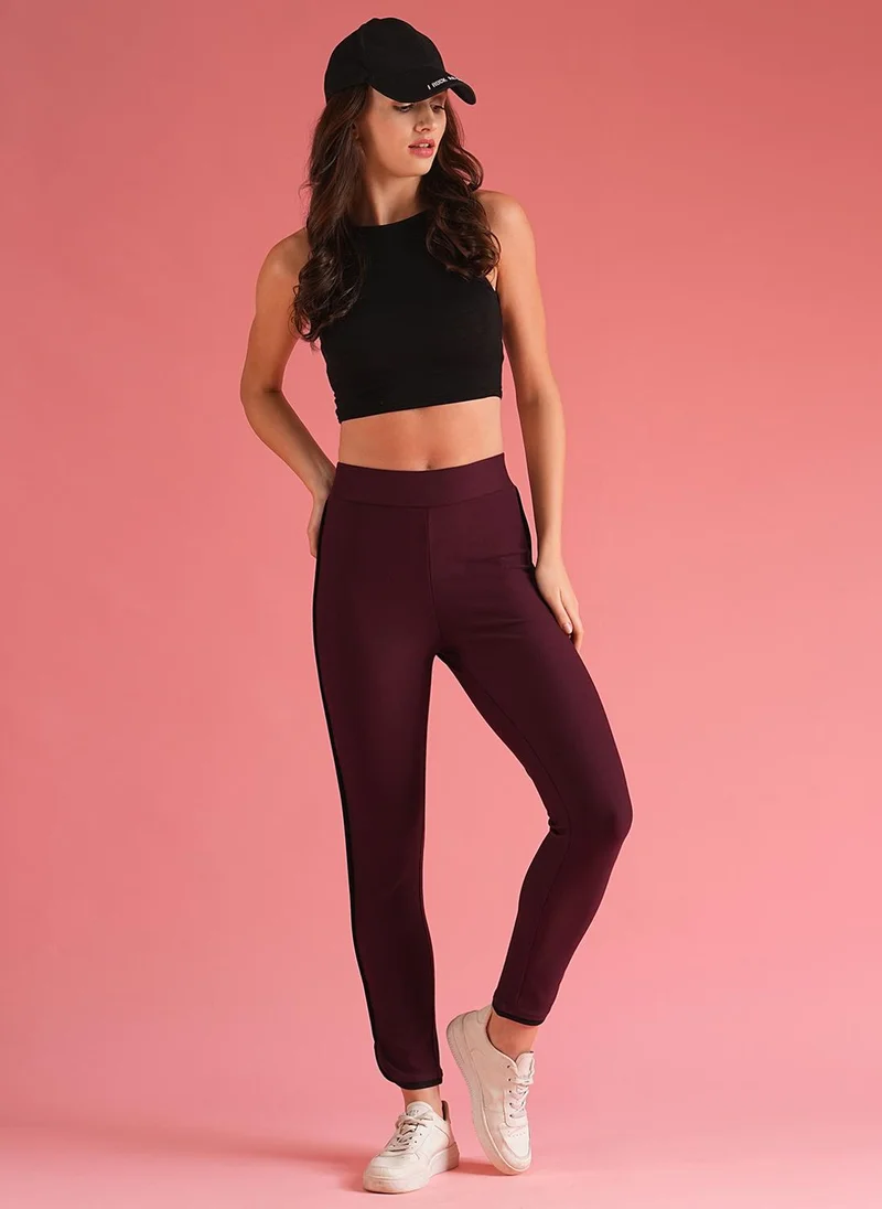 جلو باص جلوبس تريجينجز نسائي سكيني فيت هاي رايز