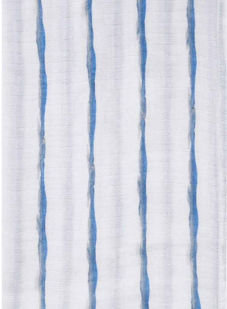 Malabar Baby Organic Muslin Swaddle Blankets (Single) - Ocean