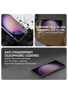 AMAZINGthing Supreme Glass for Samsung Galaxy S24 Ultra Screen Protector Radix Tempered Glass - [Case Friendly]  - Image 3