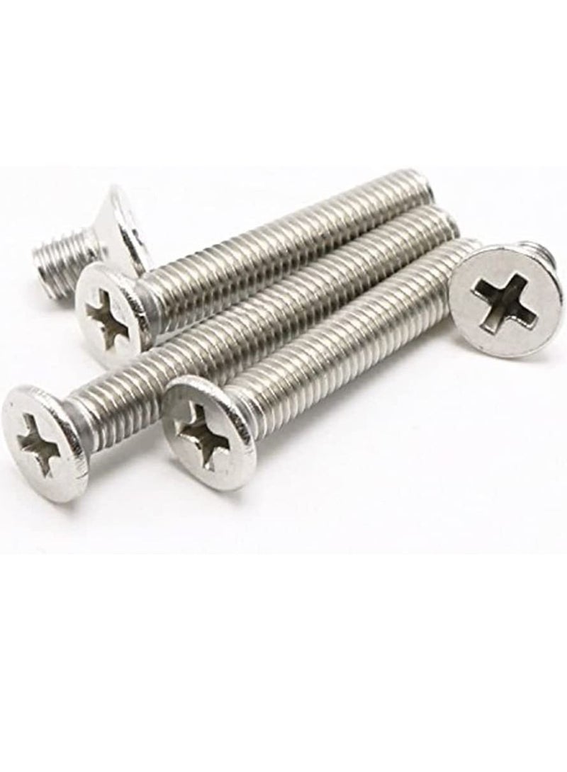 RACO Machine Screws/Bolts Stainless Steel Round Head Phillips Screws Muliti Purpose Use (5, 4x60mm) - Image 1