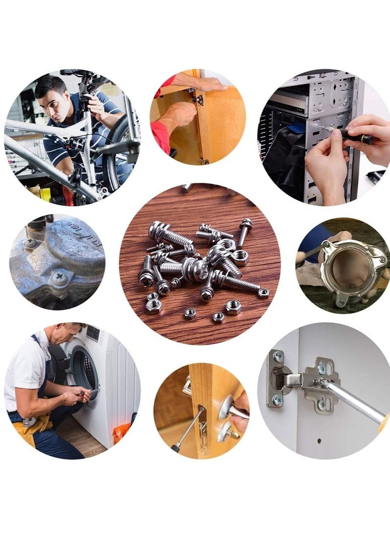 RACO Machine Screws/Bolts Stainless Steel Round Head Phillips Screws Muliti Purpose Use (5, 4x60mm) - Image 2