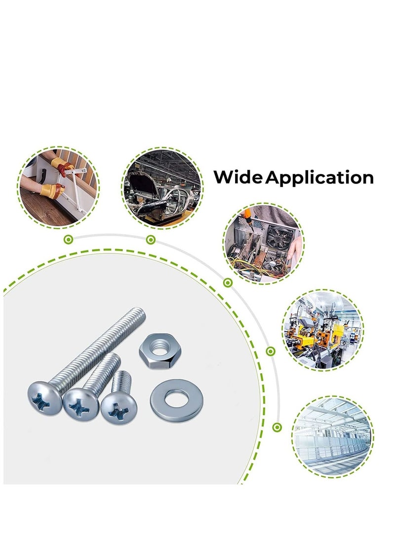 RACO Machine Screws/Bolts Stainless Steel Round Head Phillips Screws Muliti Purpose Use (5, 4x60mm) - Image 3