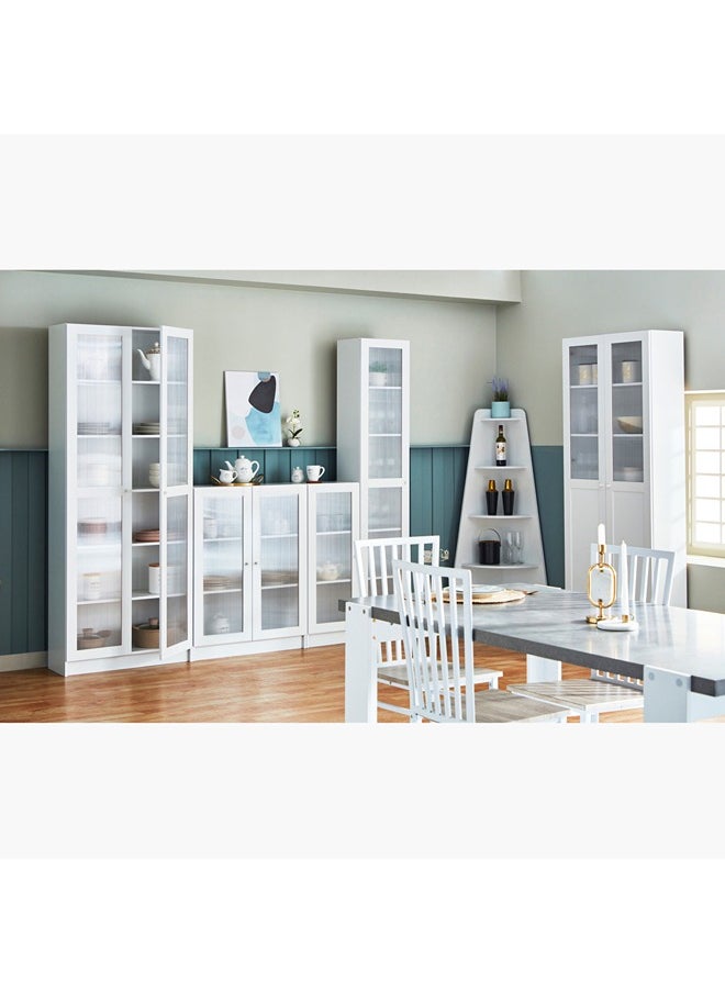 Home Box Frankfurt 3-Tier Multipurpose Storage Unit With Acrylic Door 40 x 106 x 29.5 cm  - Image 2
