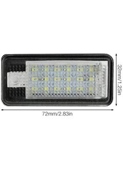 Y&D LED Number Plate Lights, 2Pcs License Light Lamp, Car Rear Lamps for Q7 A3 S3 A4 S4 RS4 A6 C6 S6 RS6 A8 S8  - Image 2