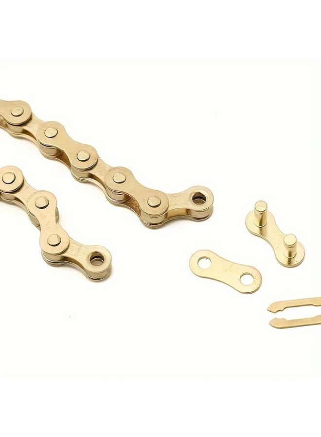XRTC 1 Speed Bike Chain Rainbow Color Iron Material Mountain Bike Compatible - Image 4
