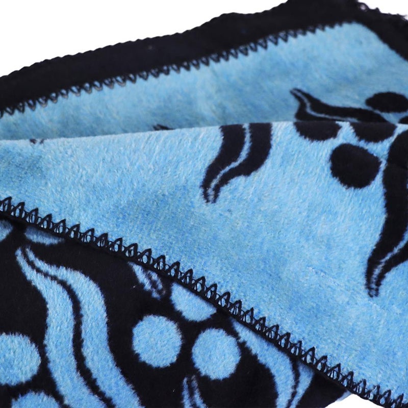 Bigghome Ottoman Double Blanket 200x220 cm 60% Cotton, Soft & Warm, Breathable, Elegant Ottoman Pattern, Lightweight & Durable, Easy to Clean - Image 3