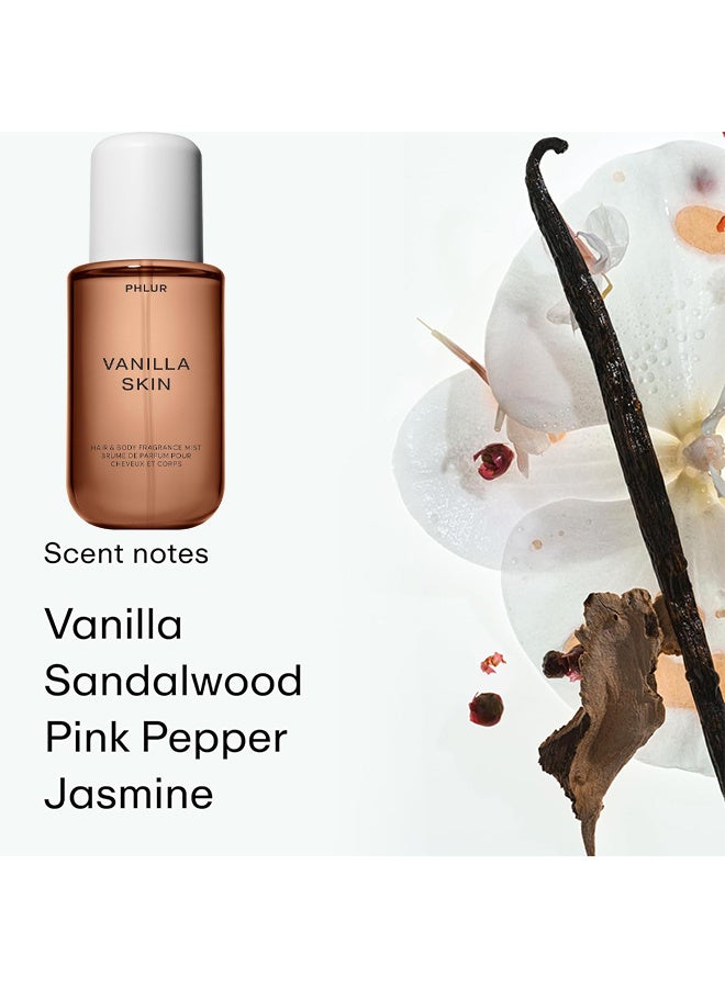 PHLUR Vanilla Skin Body Mist, Hair & Body Mist Fragrance, Vanilla Body Spray With Pink Pepper, Cashmere Wood & Sandalwood (8 Fl Oz) - Image 3