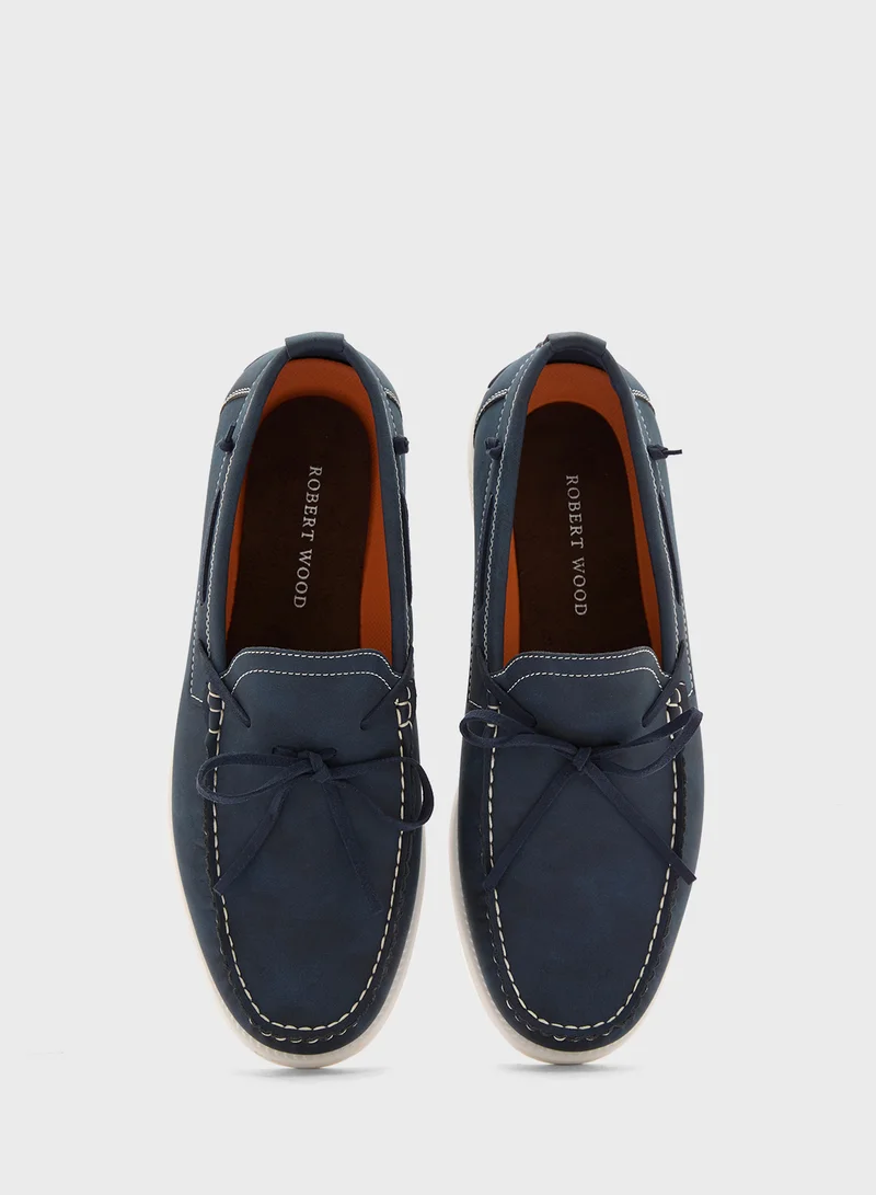 روبرت وود Suede Boat Shoes