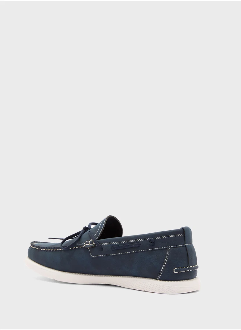 Robert Wood Suede Boat Shoes