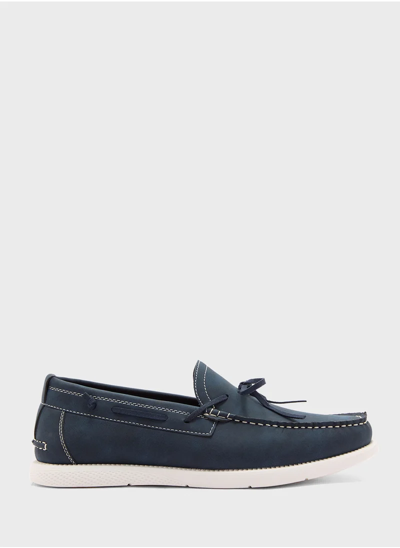 Robert Wood Suede Boat Shoes