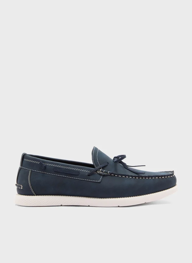 Robert Wood Suede Boat Shoes