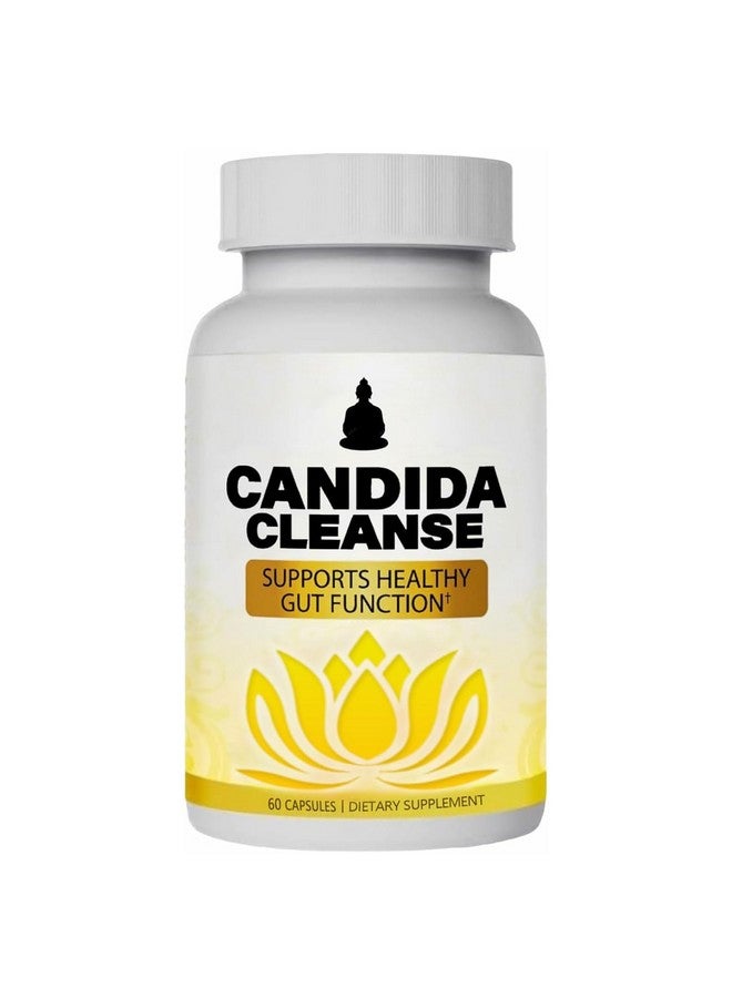 Generic Candida Cleanse, Gut & Colon Support, Advanced Probiotic & Herbal Formula, Oregano Leaf, Wormwood, Black Walnut, Caprylic Acid-1 for Men & Women, 60 Capsules  - Image 1