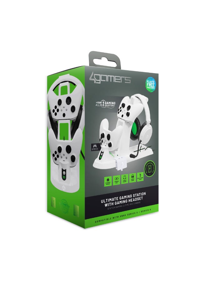 4gamers All-in-one Gaming Headset Charging Dock & Headset Stand For Xbox Series S/X  - Image 2