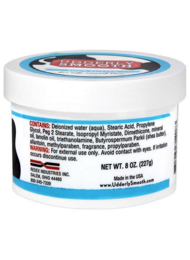 Udderly Smooth UDDERLY SMOOTH Foot Cream with Shea Butter, Lightly Scented, 8 Ounce Jar  - Image 2
