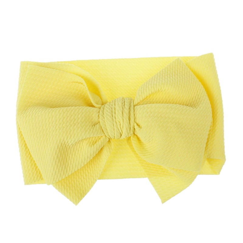 6Pcs Mixed Colors Bowknot Headbands Soft Stretchy Hair Accessories for Newborns Toddlers - Image 4