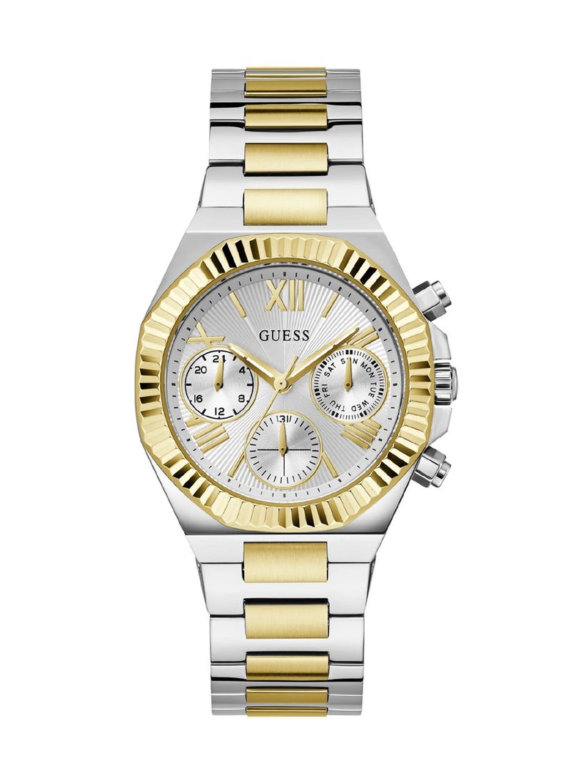 GUESS Equality Women’s Silver Dial Quartz Multi-function Stainless Steel Watch GW0769L3 - 38mm  - Image 1
