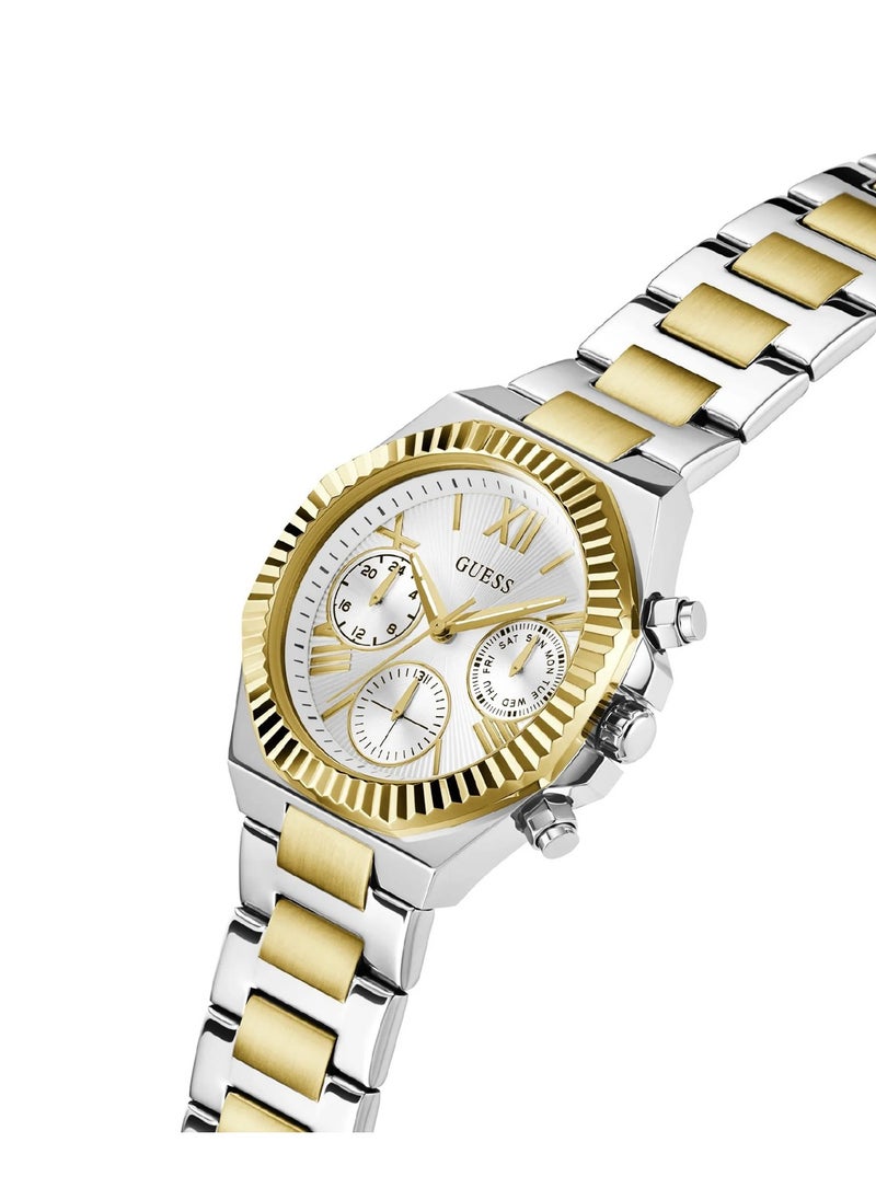 GUESS Equality Women’s Silver Dial Quartz Multi-function Stainless Steel Watch GW0769L3 - 38mm  - Image 2