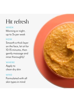 BLISS Bliss Pumpkin Enzyme Face Mask | Pumpkin Powerhouse Resurfacing & Exfoliating Mask | Vitamins, Minerals & Antioxidants for Brightness | Clean | Paraben Free | Cruelty-Free | Vegan (1.7 Oz)  - Image 5