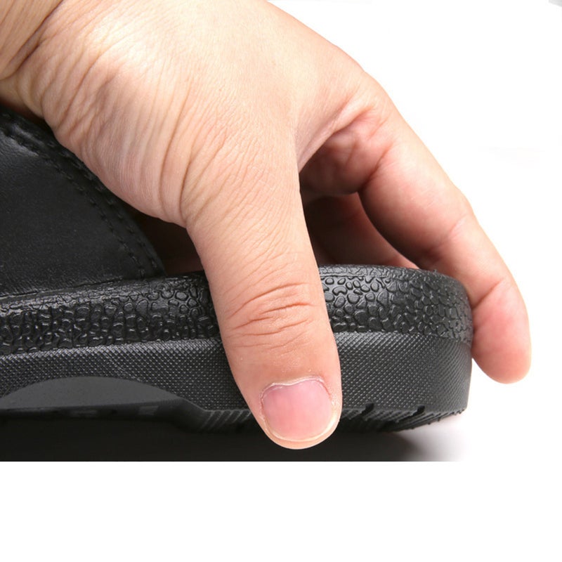 Anti-Static Slippers Clean Dust-Free Protective Slippers Clean Working Shoes Women(PU Bottom,38 Yards,Black) - Image 5