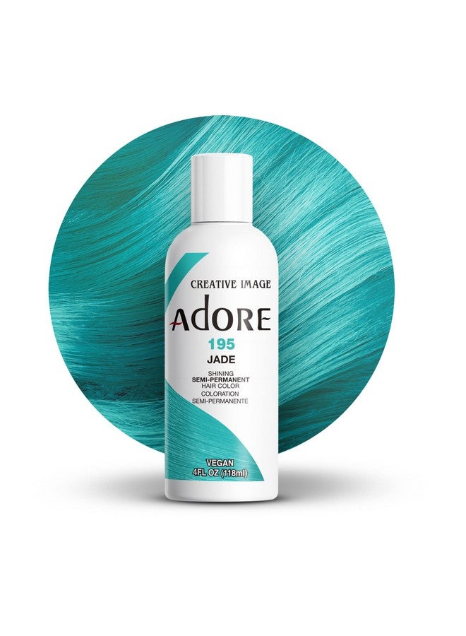 Adore Dore Semi Permanent Hair Color Vegan And Crueltyfree Hair Dye 4 Fl Oz 195 Jade (Pack Of 1) - Image 1