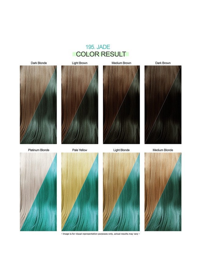 Adore Dore Semi Permanent Hair Color Vegan And Crueltyfree Hair Dye 4 Fl Oz 195 Jade (Pack Of 1) - Image 4