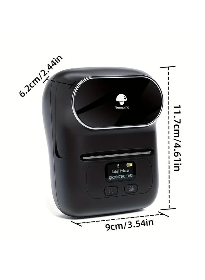 Blue Portable Thermal Label Printer For Barcode Mailing Inventory Organization - Image 3