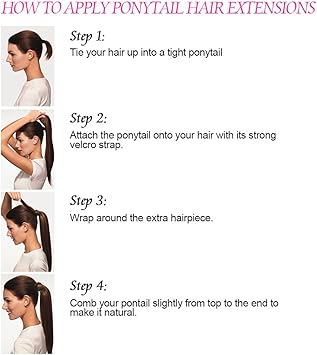 SEGO Wrap Around Ponytail Clip In Hair Extensions Curly Wavy One Piece Long Hairpiece For Women Light Auburn43CM90G - Image 5