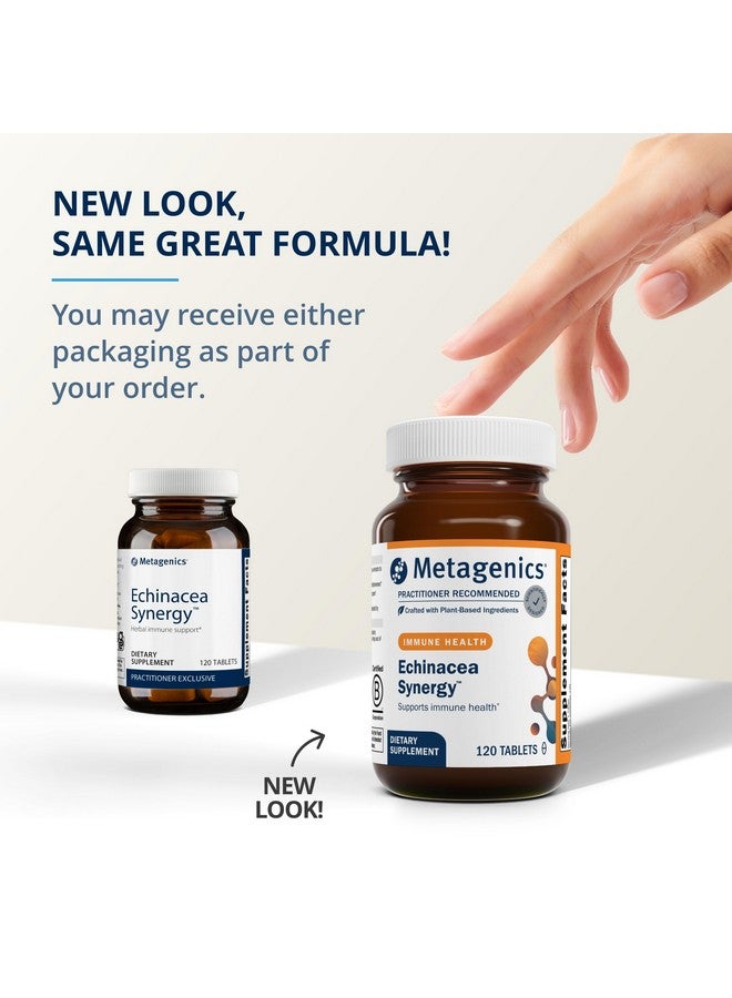 Metagenics Echinacea Synergy - Immune Support Supplement* - Supports Respiratory System* - Echinacea, Perilla Seed & Vitamin C - Non-GMO & Vegetarian - 120 Tablets - Image 3