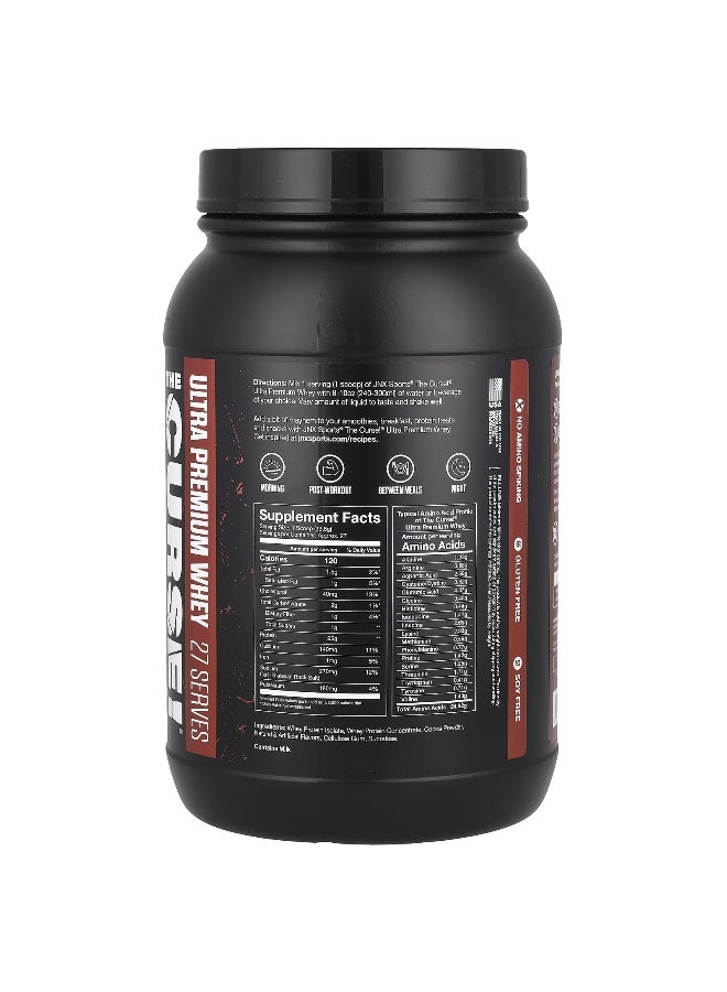 JNX Sports JNX Sports, The Curse!®, Ultra Premium Whey, Double Chocolate, 2 lb (907.2 g) - Image 2