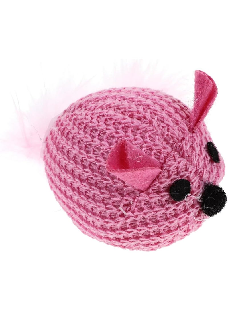 Meetion Toy Pet Accessories Mouse Wear-Resistant Cat Plaything Cat Supply Portable Cat Plaything Wear-Resistant Treat Compact Cat Plaything Cat Accessory Mice for Cats Bite Plush Kitten - Image 1