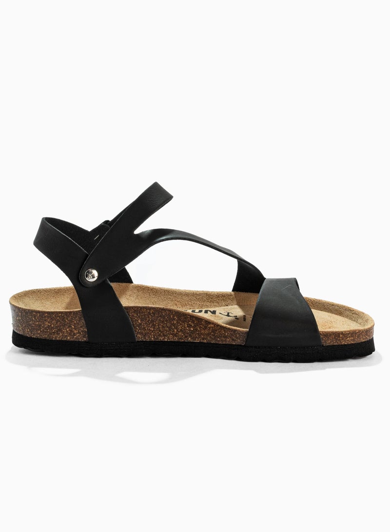 BAYTON Javea Black Multi-Strap Sandals - Image 1