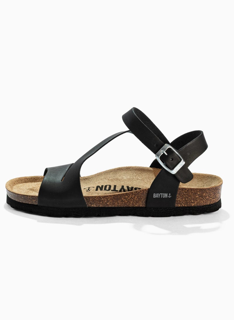 BAYTON Javea Black Multi-Strap Sandals - Image 2