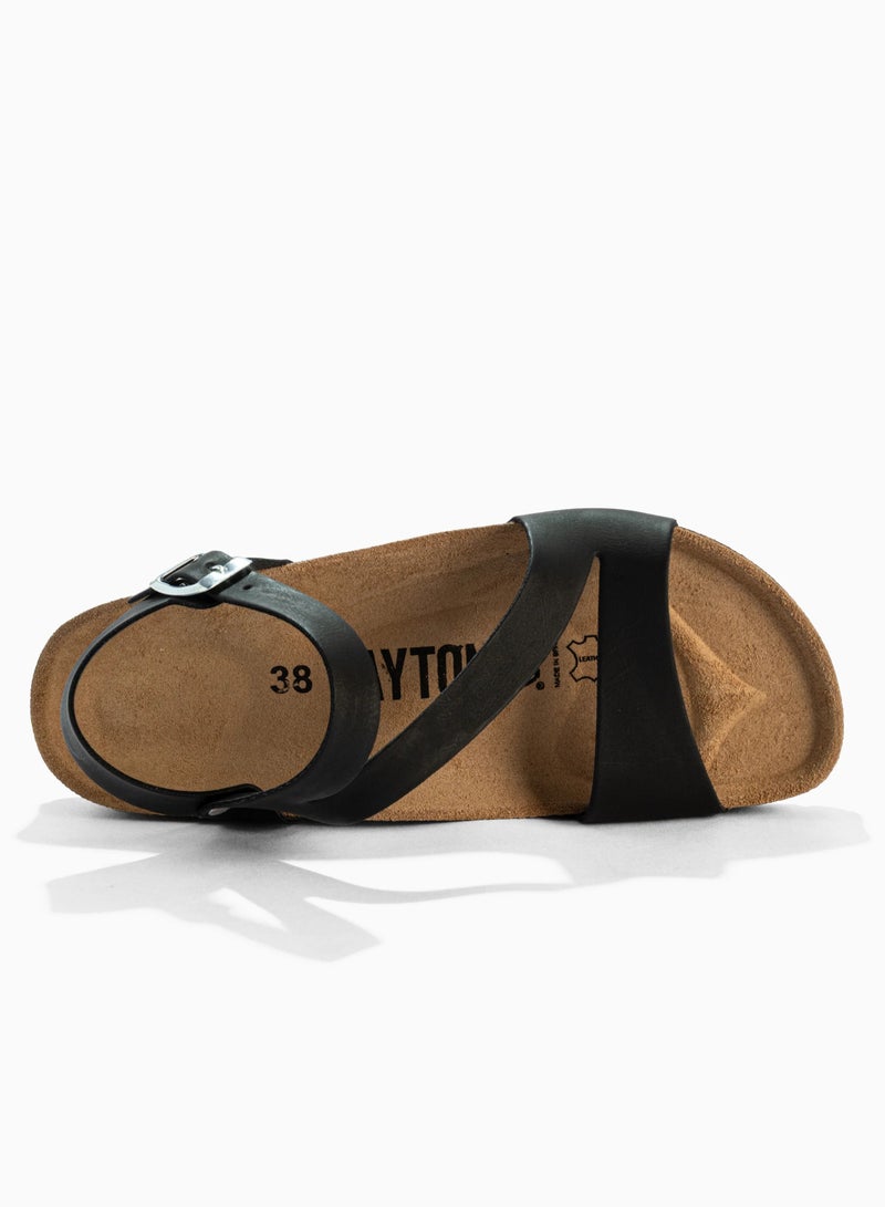 BAYTON Javea Black Multi-Strap Sandals - Image 3