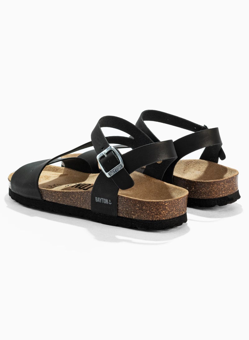 BAYTON Javea Black Multi-Strap Sandals - Image 5