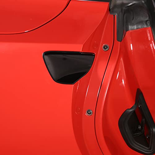 TINKI Car Door Handle Door Bowl Paint Scratch Protector Cover Compatible for Chevrolet Corvette C7 2014 2015 2016 2017 2018 2019 Car Outdoor Safety Decora Cover Trim Accessories (Glossy Black) - Image 5